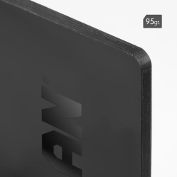 Notebook MILAN SHADOW BLACK A4 48 sheets grid, glued, black cover