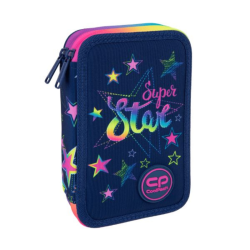 Filled pencil case 2 compartments COOLPACK STARS JUMPER 2, multicolored
