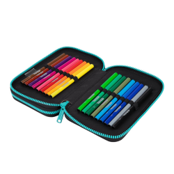 Filled pencil case 2 compartments COOLPACK GAMER CHESS JUMPER 2, multicolored