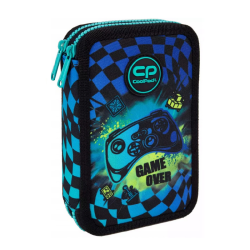 Filled pencil case 2 compartments COOLPACK GAMER CHESS JUMPER 2, multicolored