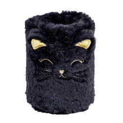 Pencil case FLUFFY KITTY, black color