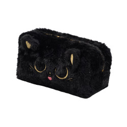 Penalas FLUFFY KITTY 19x9x8cm, juodos spalvos