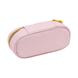 Pencil case FLUFFY PEARL 22x9x5cm, pink with pearls