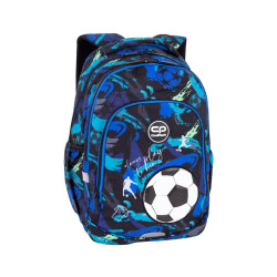 Kuprinė COOLPACK PRIME PRO FOOTBALL 16", marga, mėlynos spalvos