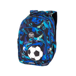 Backpack COOLPACK PRIME PRO FOOTBALL 16", multicolored, blue color