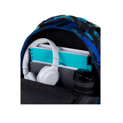 Backpack COOLPACK PRIME PRO FOOTBALL 16", multicolored, blue color