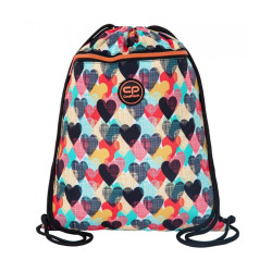 Sportswear bag COOLPACK CHOCOLOVE 33x40cm, multicolored