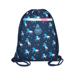 Krepšelis sportinei aprangai COOLPACK UNICORN 33x40cm, mėlynos spalvos