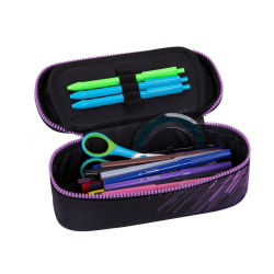 Pencil case COOLPACK CAMPUS 23x10x6cm, multicolored, purple color