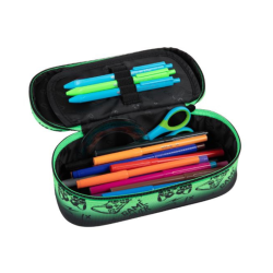 Pencil case COOLPACK CAMPUS 23x10x6cm, multicolored, green color