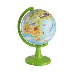 Gaublys DINO WORLD 15cm + 54 detalių dėlionė