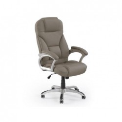 Chair DESMOND eco leather, grey color