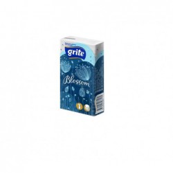 Disposable handkerchiefs GRITE DAILY SOFT 3 layers., Odorless