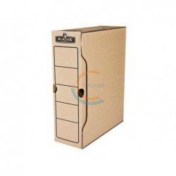 Archyvinė ruda dėžė kartoninė  8cm Fellowes