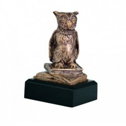 Figurine Owl RTY630/BR height 13.5cm
