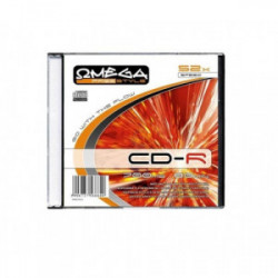 CD-R OMEGA FREESTYLE 700MB 52X SLIM, in a plastic box