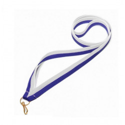 Ribbon for medal 11mm white-blue