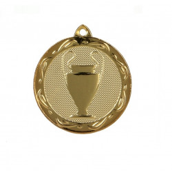Medal common 32mm MMC1032 gold color
