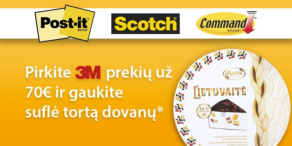 3M prekių akcija